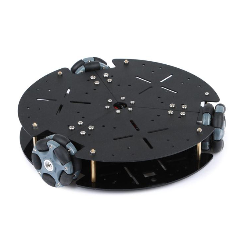 Stem Robotics Kit - Zestaw podwozia robota z kółami uniwersalnymi
