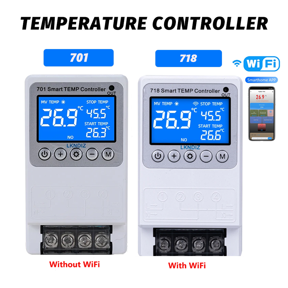 Wifi Thermostat - Inteligentny kontroler temperatury WIFI Stała kontrola