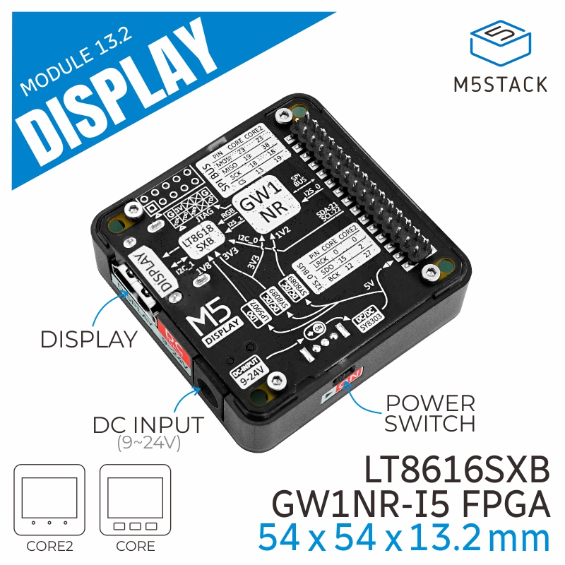 Electronics Project Kit - Oficjalny moduł wyświetlacza M5Stack 13,2