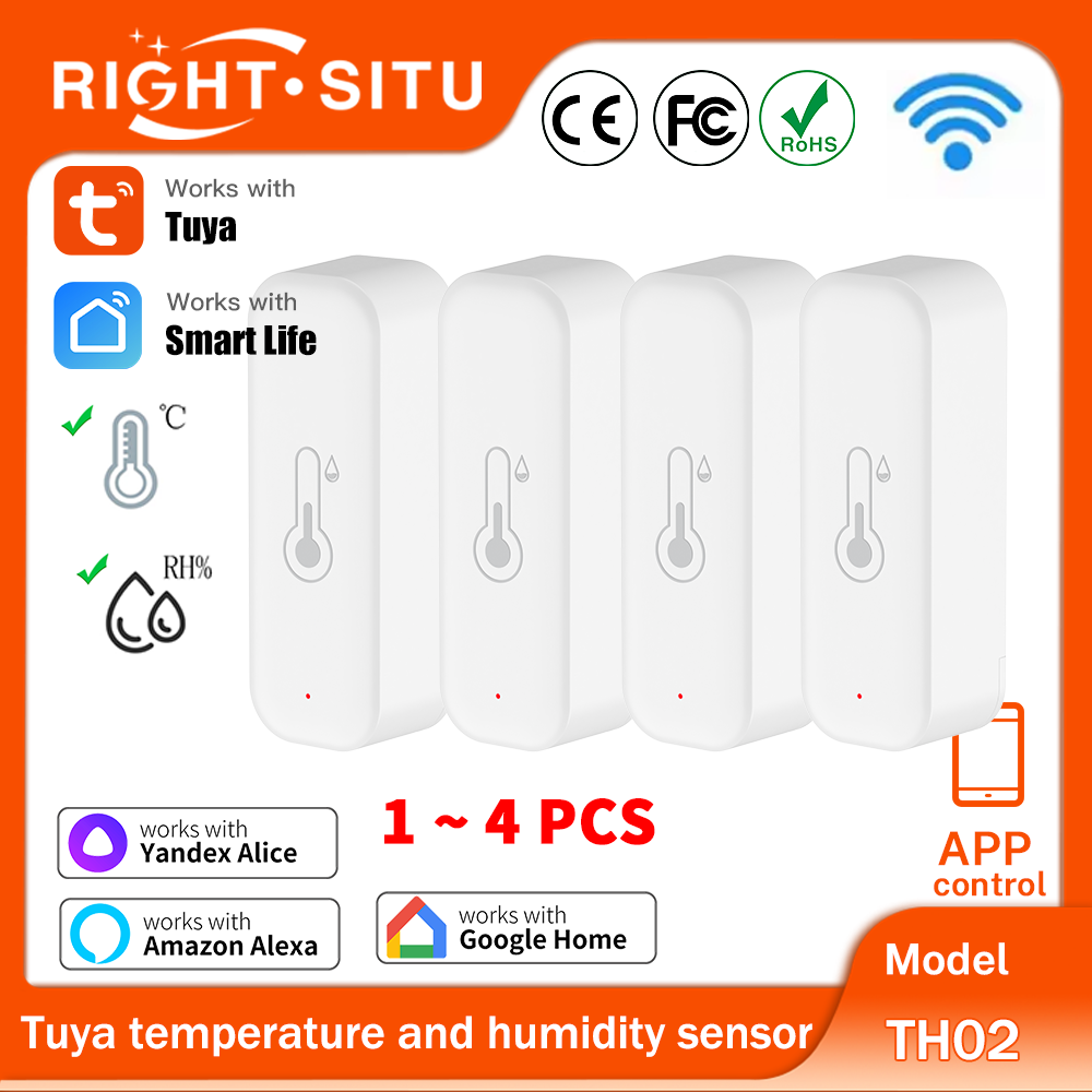 Smart Home Automation Kit - 1~4 szt. Czujnik temperatury i wilgotności