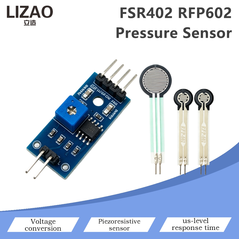 Sensor Kit Arduino - Zestaw czujnika ciśnienia piezorezystancyjnego FSR402 RFP602,