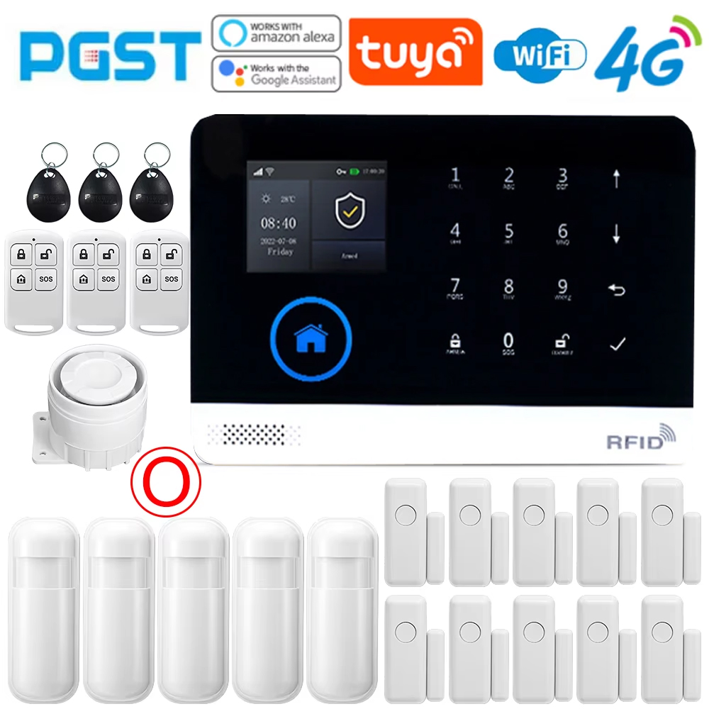Smart Home Automation Kit - System alarmowy do domu PGST, alarm