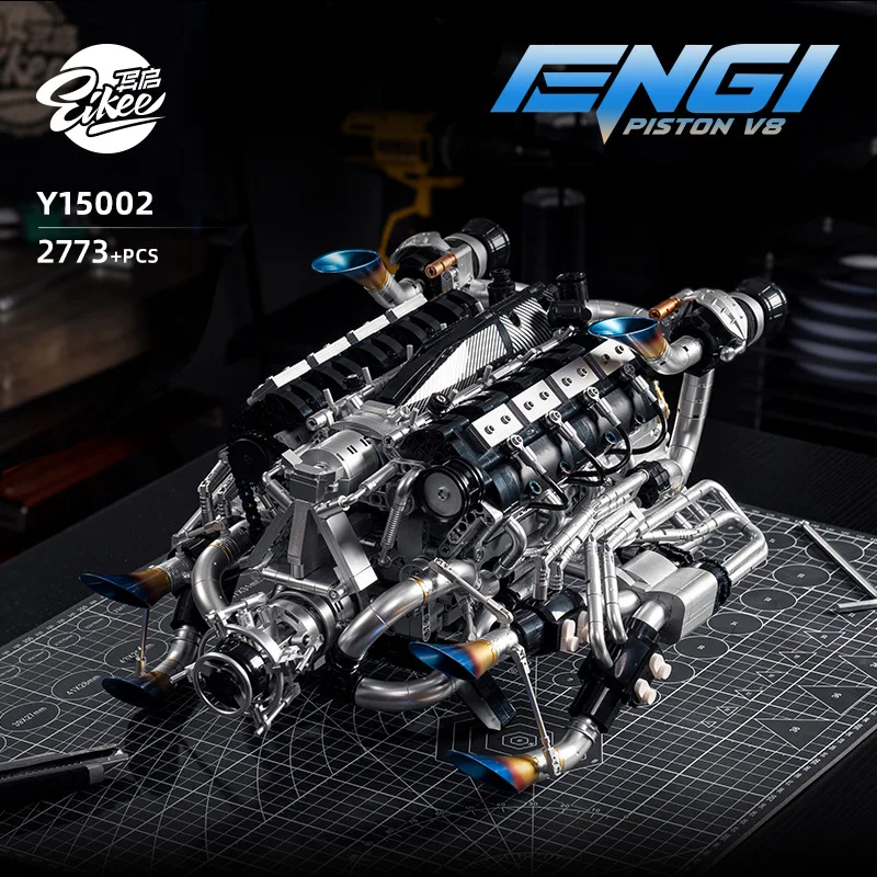 Stem Robotics Kit - Zestaw do budowy silnika V8 dla