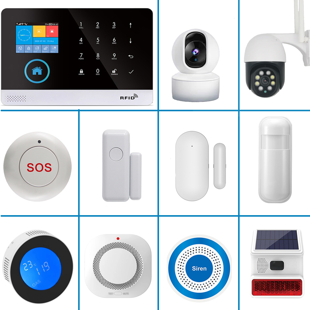 Smart Home Automation Kit - Inteligentne urządzenie alarmowe PGST, detektor antyrobotyczny