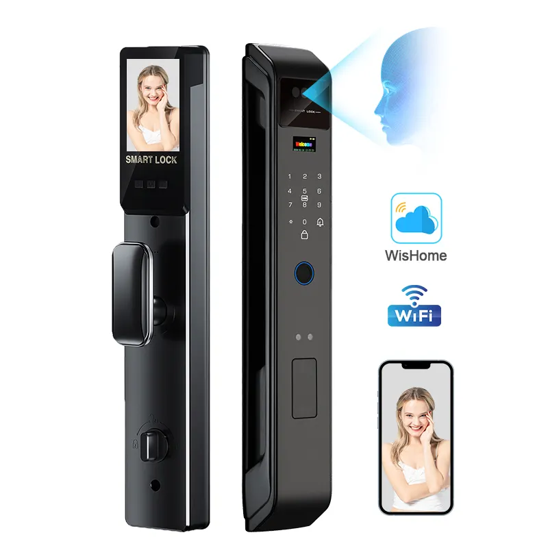 Smart Door Lock Wifi - Enrique Wishome 3D Rozpoznawanie Twarzy i