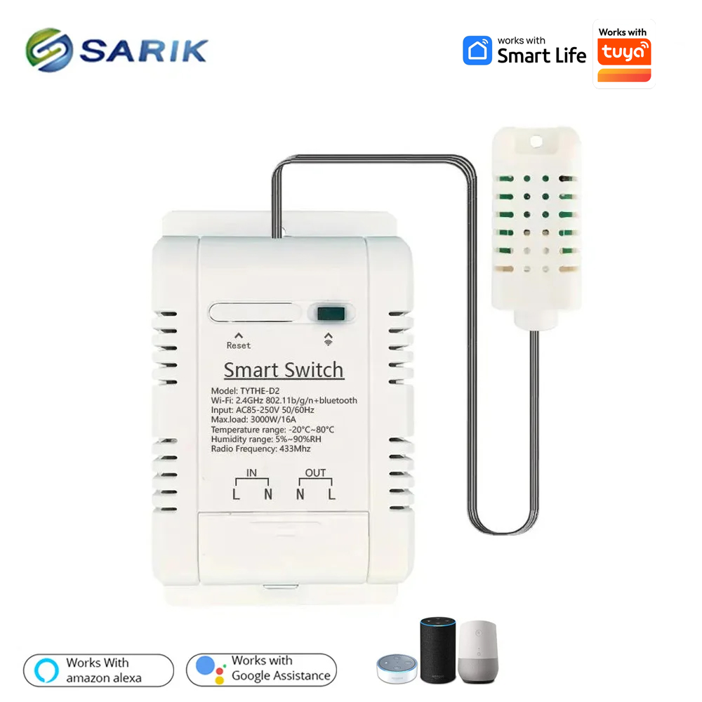 Wifi Thermostat - Współpracuje z Tuya 16A 3000W WiFi