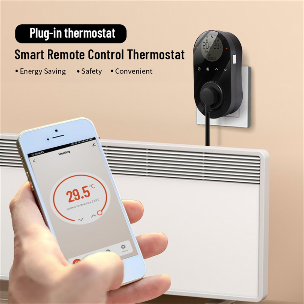 Wifi Thermostat - Nowy Termostat z Podwójnym Czujnikiem, Inteligentna