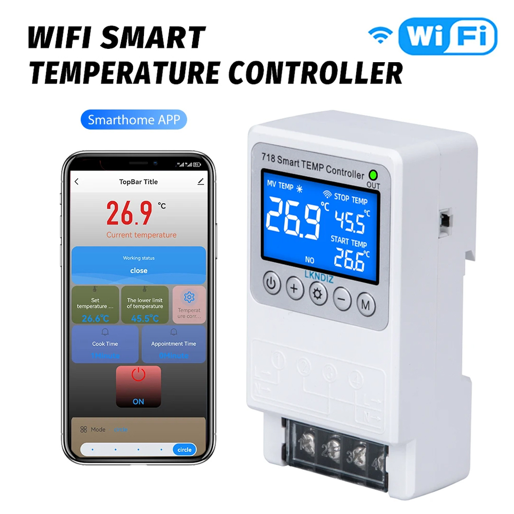 Inteligentny kontroler tempera – Wifi Thermostat recenzja i cena