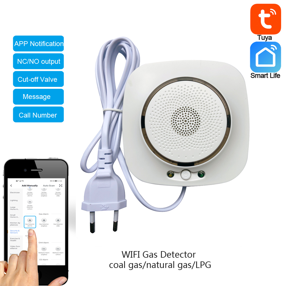 Czujnik gazu ziemnego WIFI z w – Wifi Smart Plug recenzja i cena