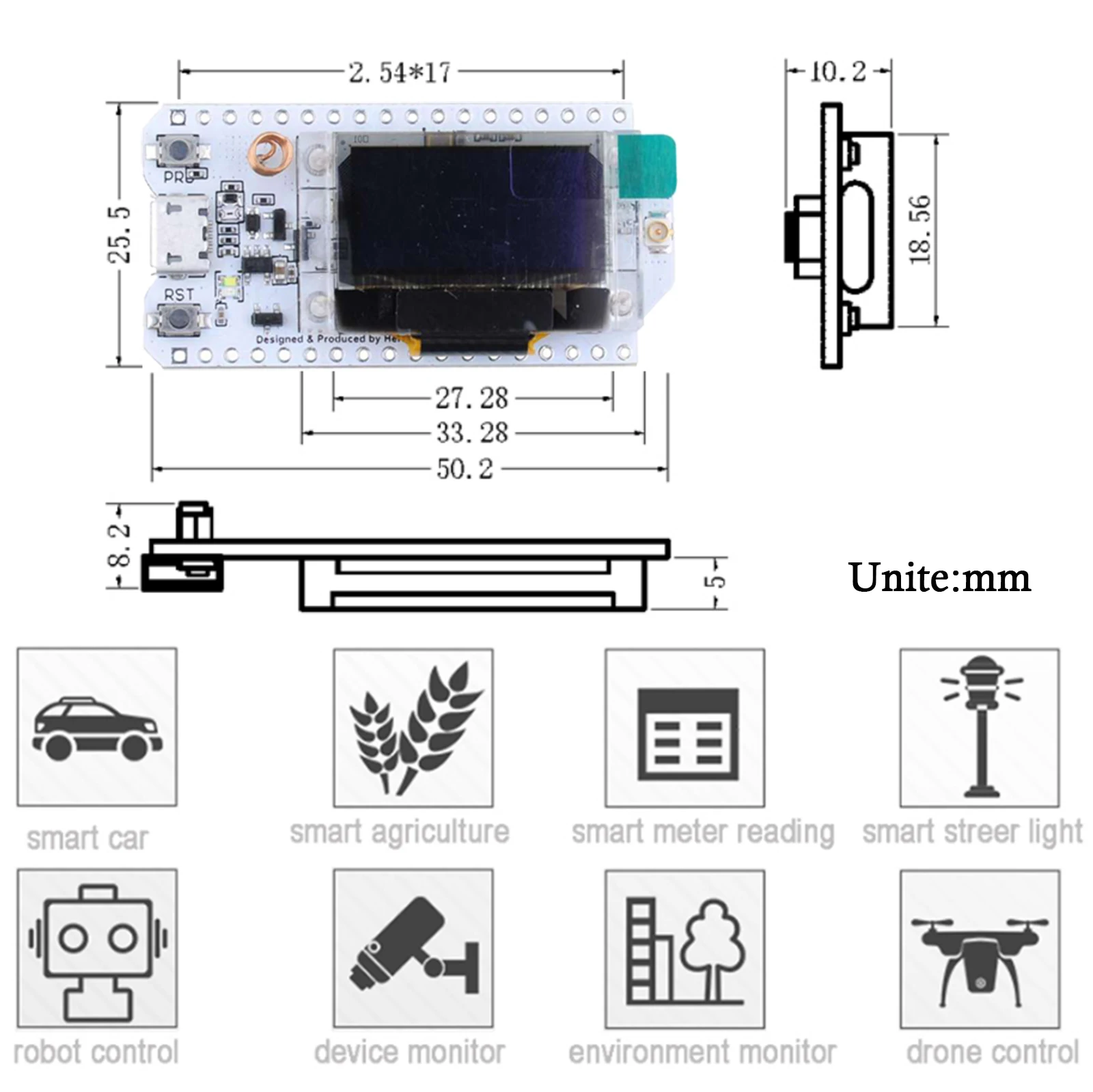 Zestaw WIFI Lora Kit 32 V3 915 – Esp32 Smart Home Kit recenzja i cena