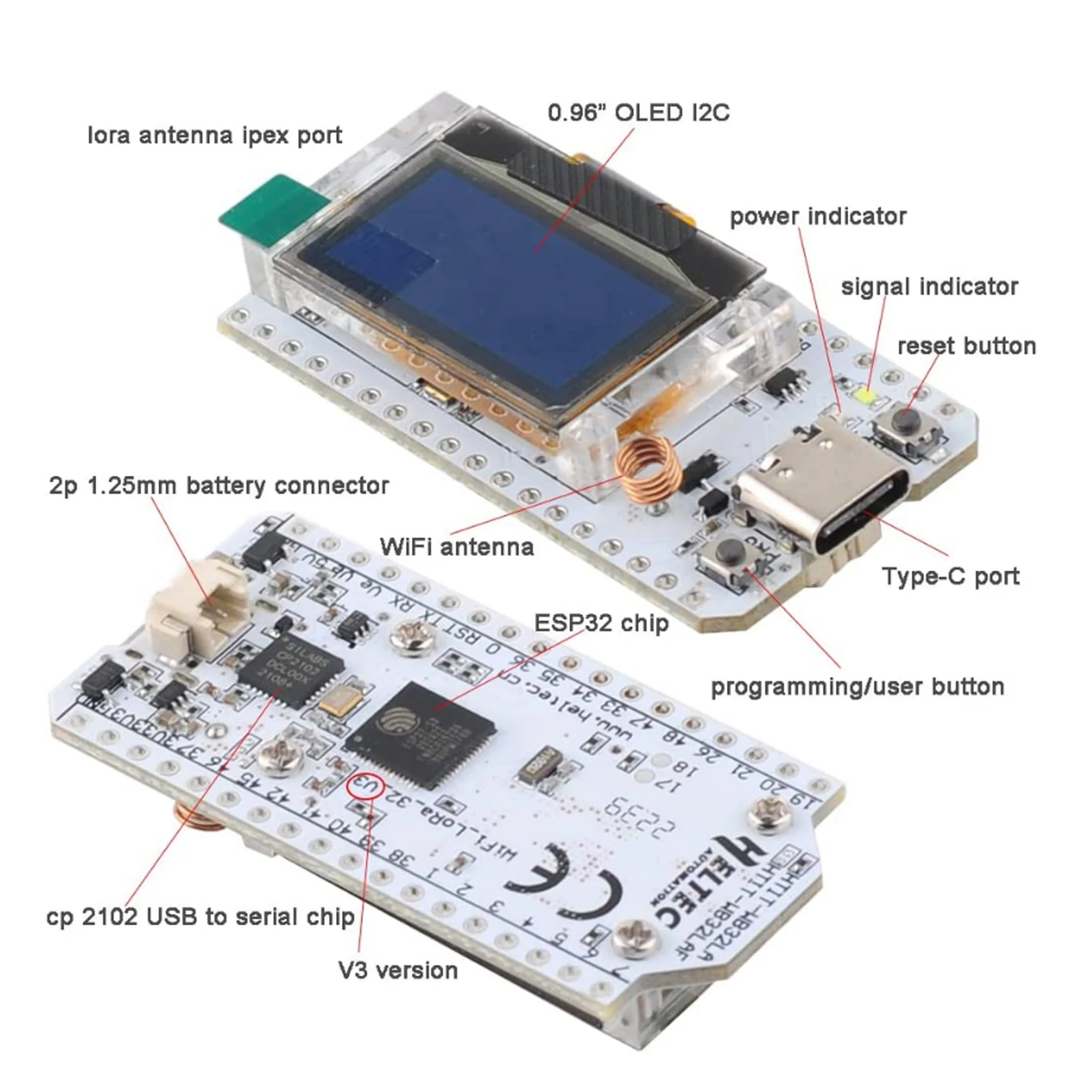Zestaw WIFI Lora Kit 32 V3 915 – Esp32 Smart Home Kit recenzja i cena