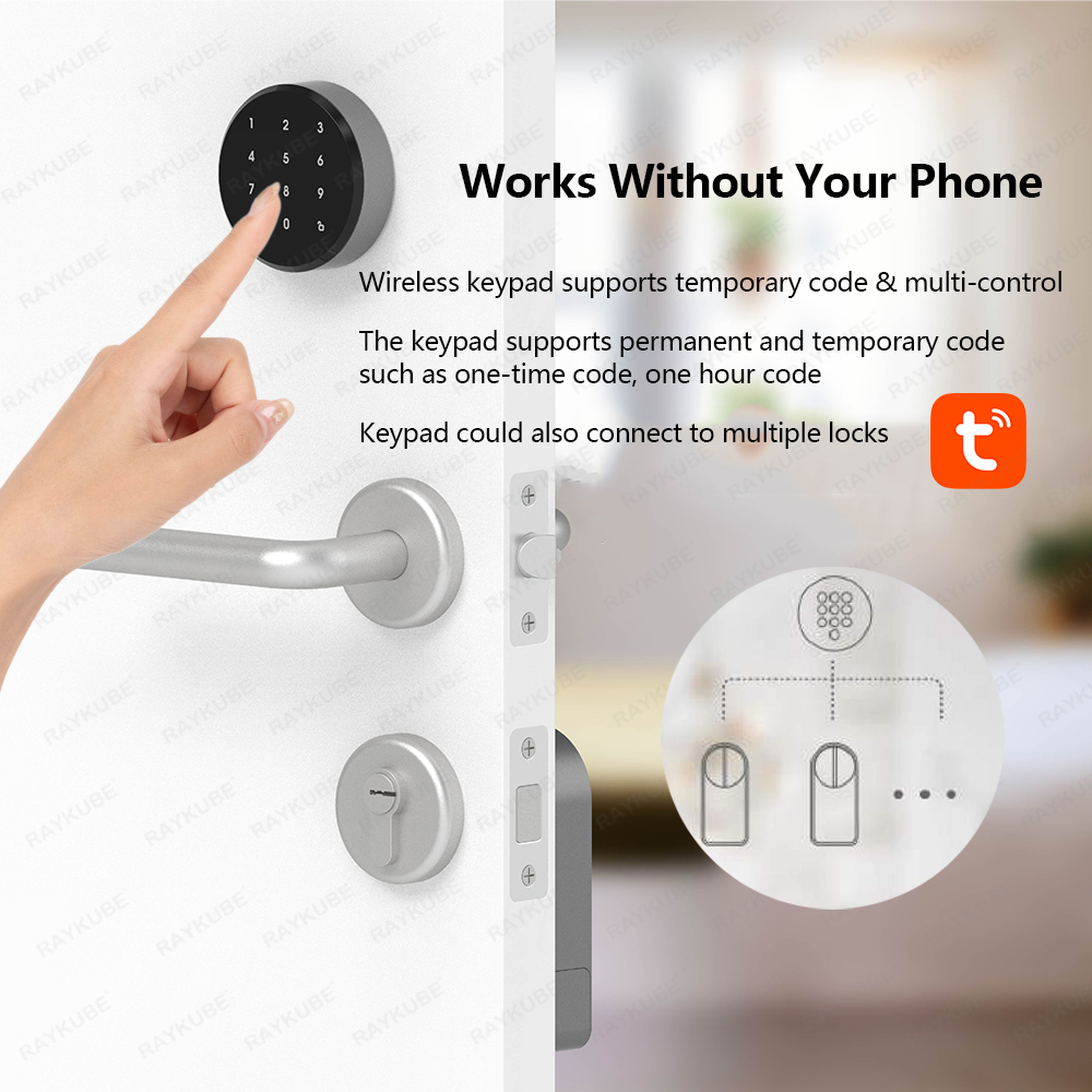 RAYKUBE A1 Pro Tuya BEL inteli – Smart Door Lock Wifi recenzja i cena
