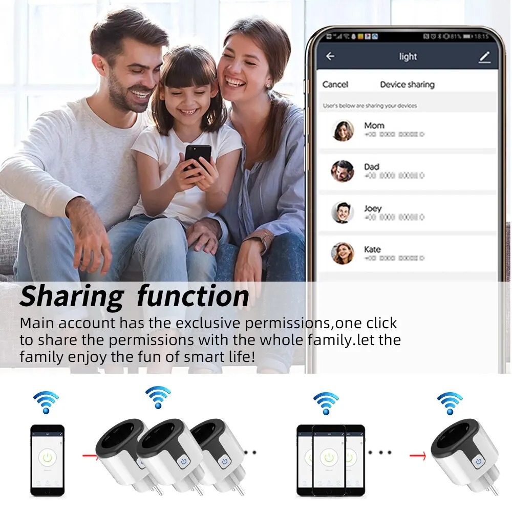 Inteligentna wtyczka WiFi EU w – Wifi Smart Plug recenzja i cena