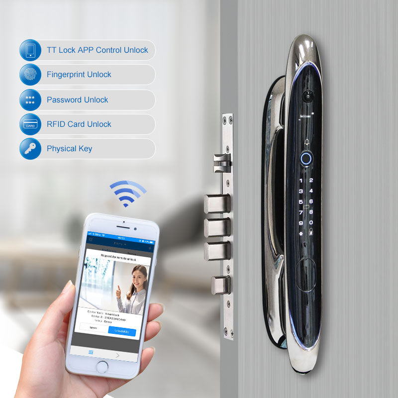 Inteligentny zamek do drzwi z  – Smart Door Lock Wifi recenzja i cena