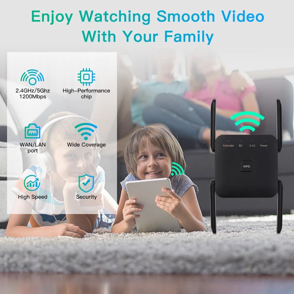 Repeater WiFi 1200 mb/s 2.4GHz – Wifi Smart Plug recenzja i cena