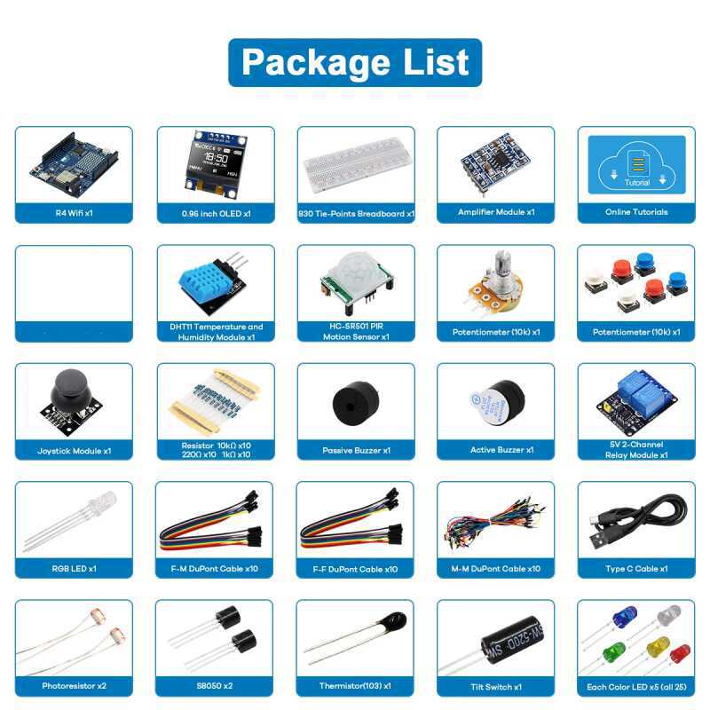 Zestaw startowy UNO R4 z obsłu – Sensor Kit Arduino recenzja i cena