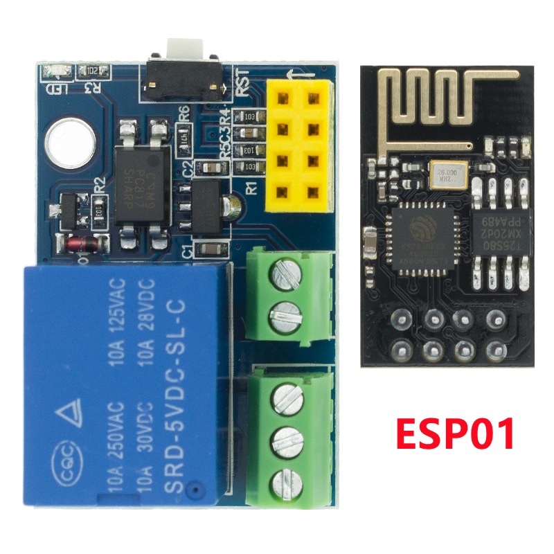 ESP8266 ESP-01 ESP-01S 5V modu – Esp8266 Relay Module recenzja i cena