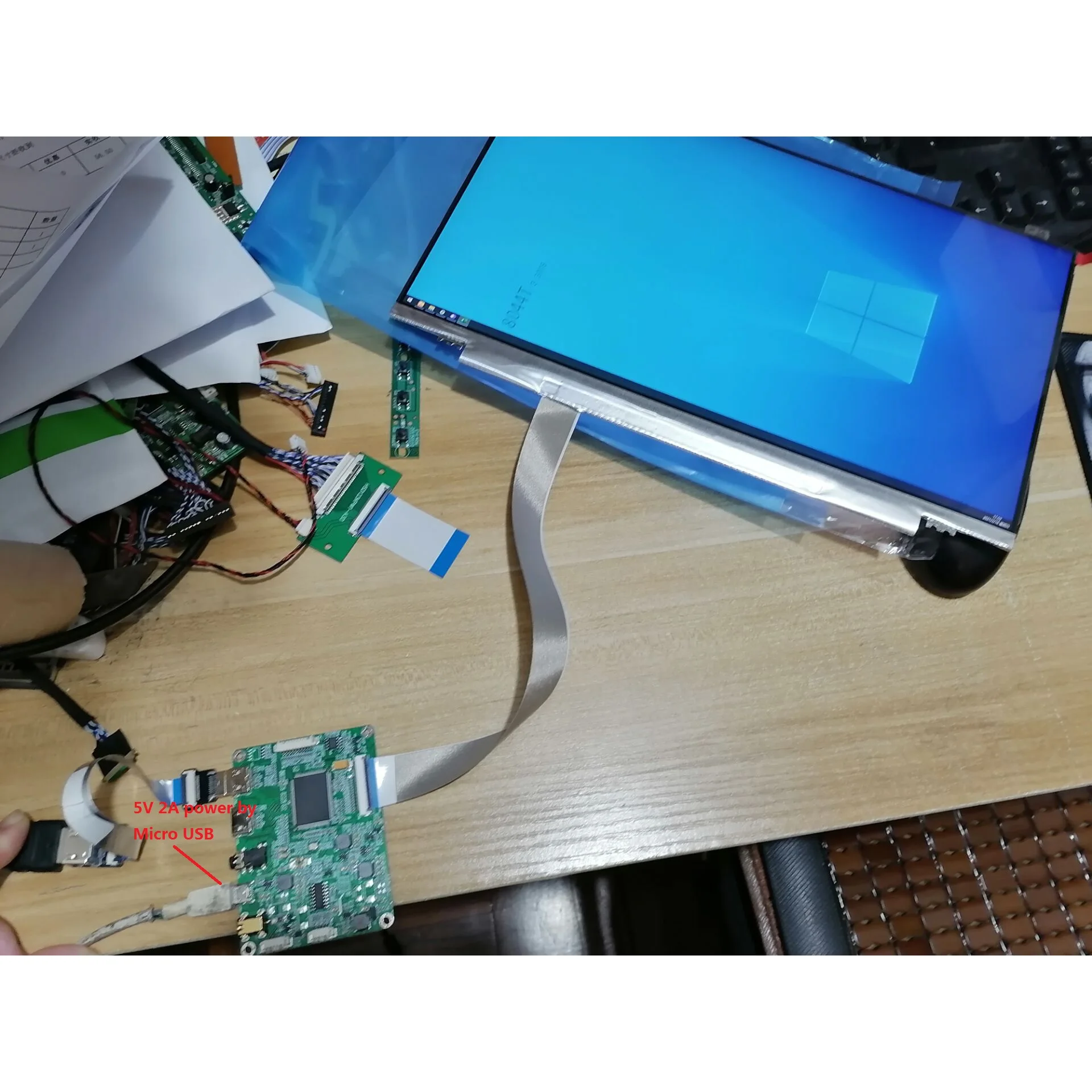Zestaw do ekranu NV156FHM-N4J  – Microcontroller Kit recenzja i cena