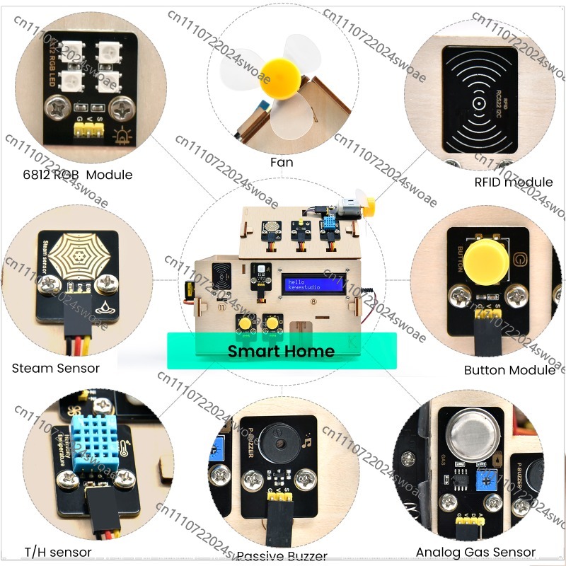 Zestaw elektronicznych kompone – Esp32 Smart Home Kit recenzja i cena