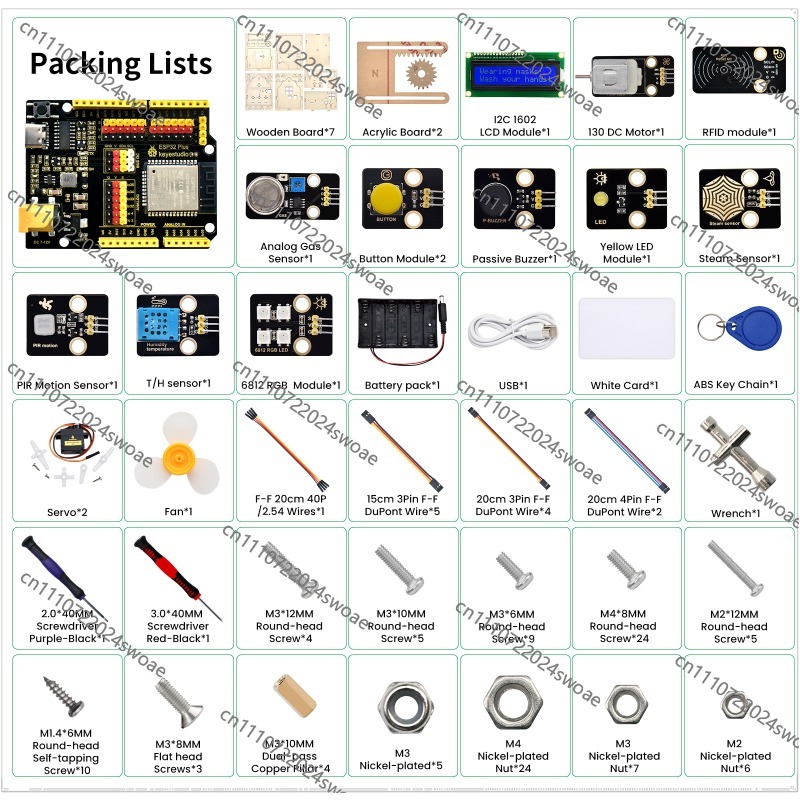 Zestaw elektronicznych kompone – Esp32 Smart Home Kit recenzja i cena