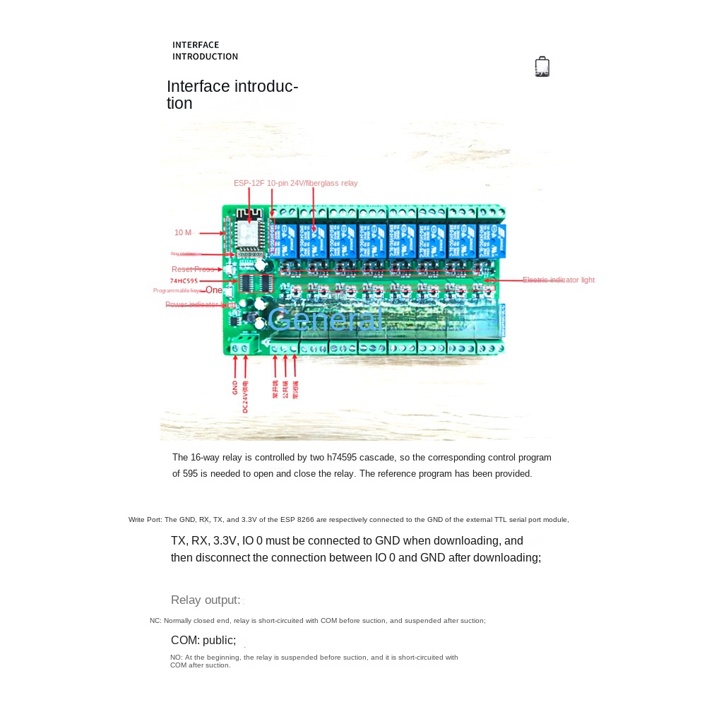 Moduł przekaźnikowy B14C ESP82 – Esp8266 Relay Module recenzja i cena