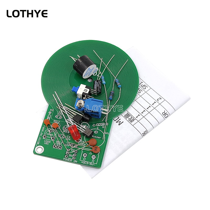 DC 3V-5V zestaw wykrywacza met – Electronics Project Kit recenzja i cena