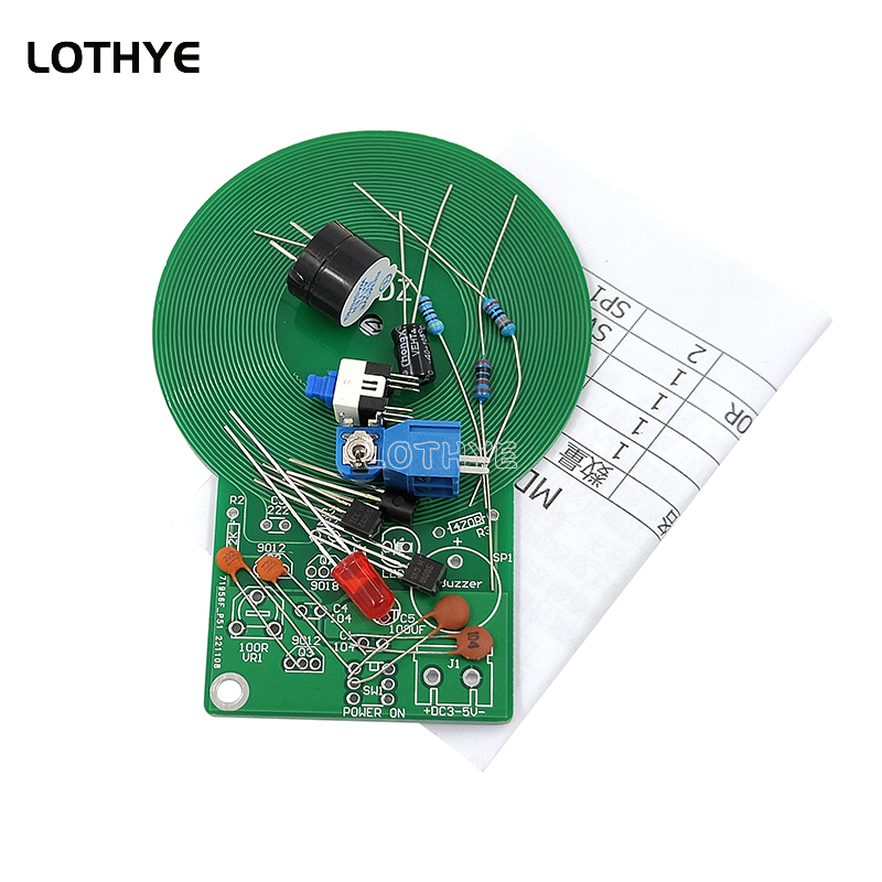 DC 3V-5V zestaw wykrywacza met – Electronics Project Kit recenzja i cena
