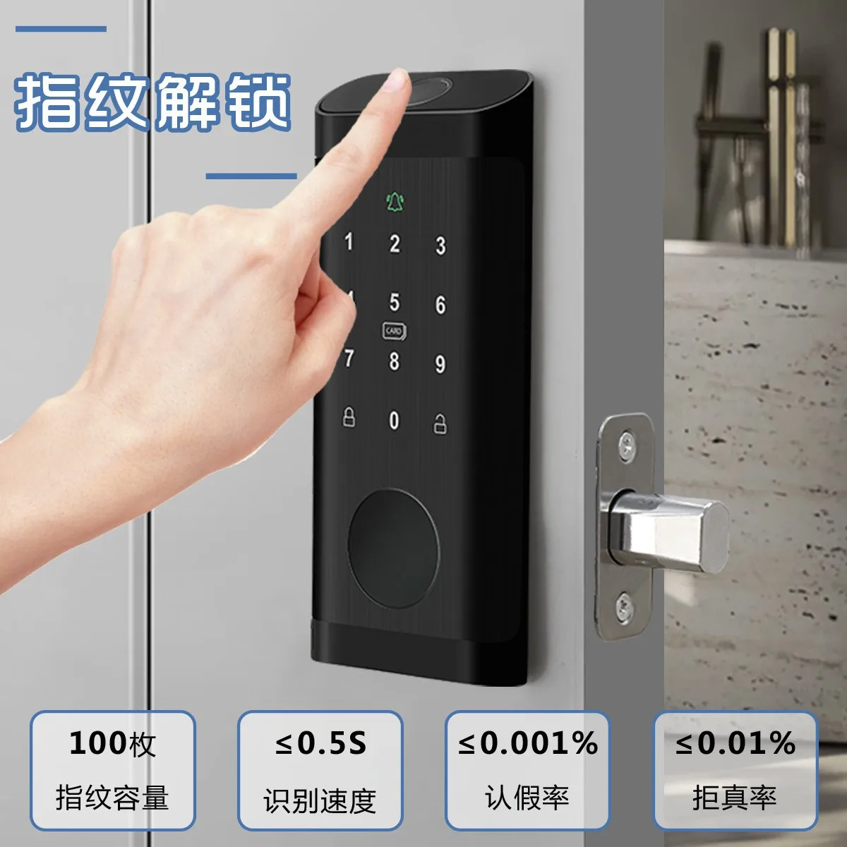 Wodoodporny zamek na odcisk pa – Smart Door Lock Wifi recenzja i cena