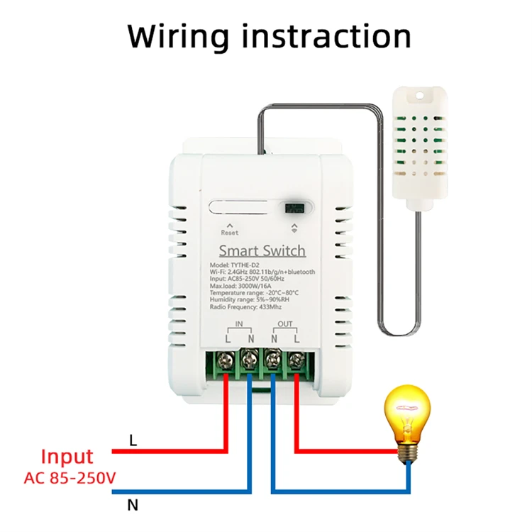 Współpracuje z Tuya 16A 3000W  – Wifi Thermostat recenzja i cena