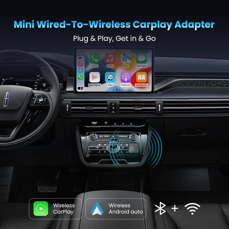 Adapter CarPlay CA525-M Mini z – Wifi Smart Plug recenzja i cena