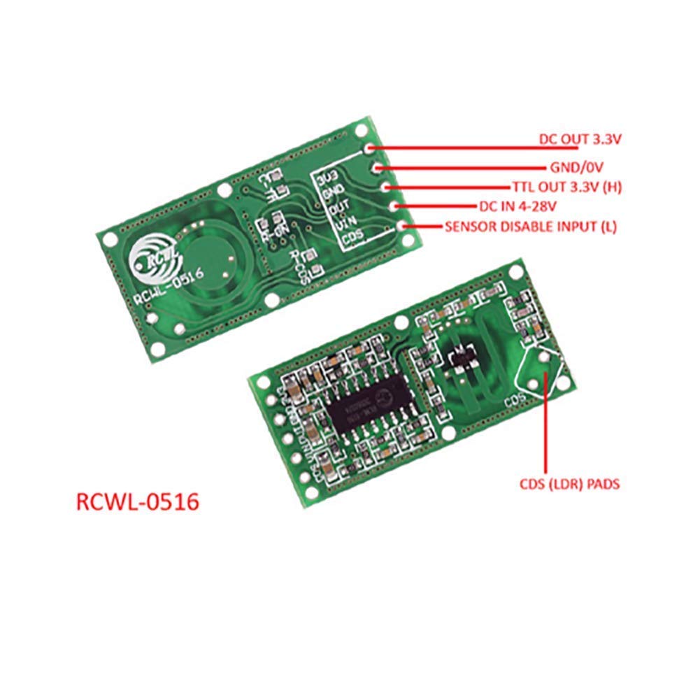 5 sztuk RCWL-0516 czujnik dete – Esp8266 Relay Module recenzja i cena