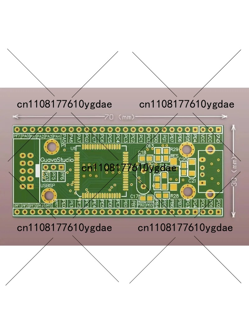 Płytka rozwojowa ATmega128 - P – Microcontroller Kit recenzja i cena